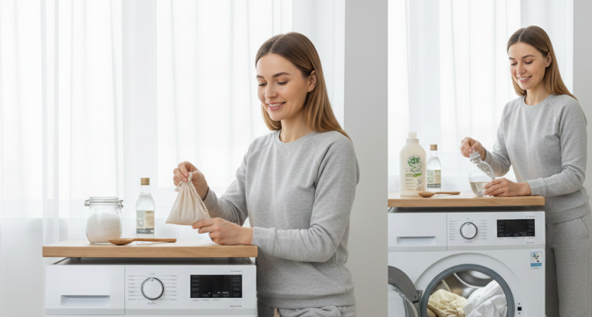Теперь всегда добавляю соль в стиральную машину перед стиркой - даже соседи делают также