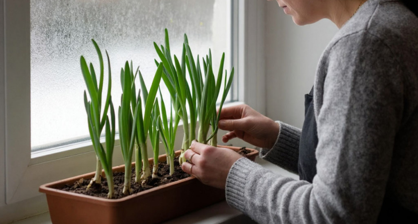 Получаю зеленый лук за 6 дней дома: 2 способа вырастить зелень без химии - сочные перья лезут всю зиму без остановки