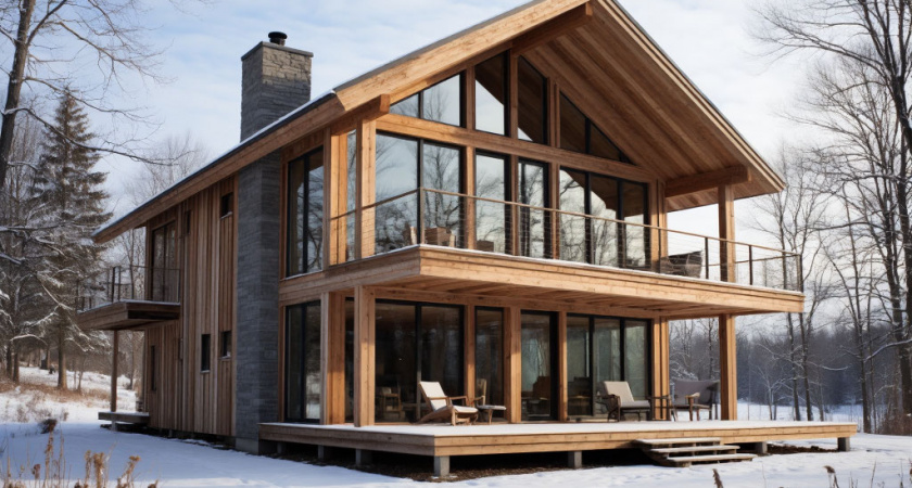 Соседу возвели дом всего за три недели. Эта технология быстрее каркасника, теплее бруса и стены выглядят гораздо эстетичнее