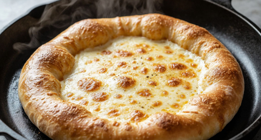 Теперь обожаю это блюдо - ленивый хачапури на сковороде: готовлю за считанные минуты