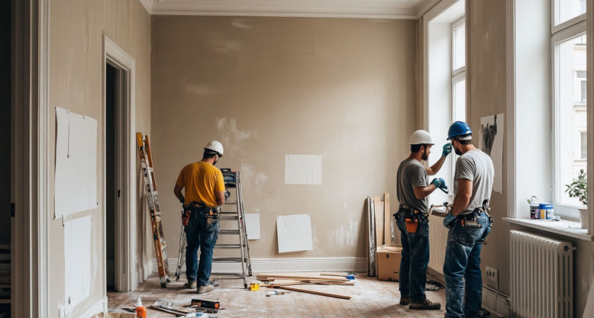 Что делать сначала - клеить обои или натягивать потолок. Запомните раз и навсегда