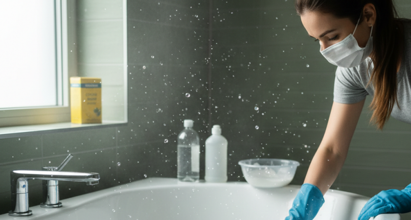 2 ложки на губку - и через 5 минут ванна белее снега: ни желтого налета, ни ржавчины - сияет даже в темноте