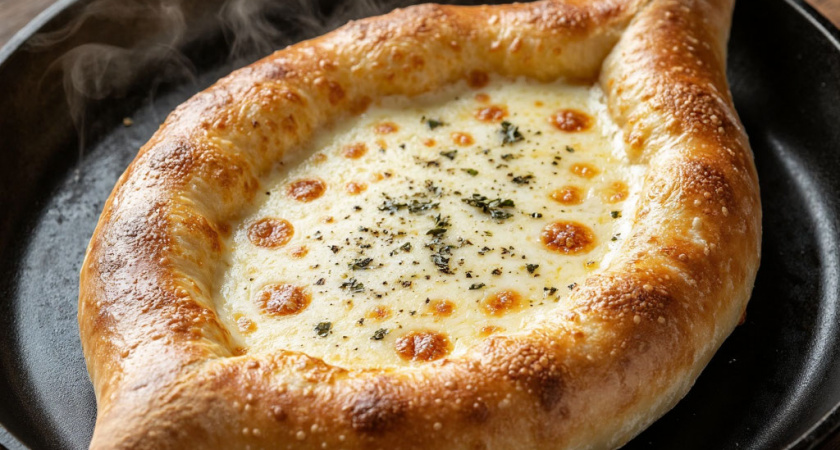 Теперь обожаю это блюдо - ленивый хачапури на сковороде: готовлю за считанные минуты