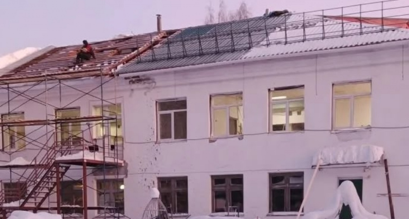 В Мурашинском районе продолжается капитальный ремонт детского сада №1