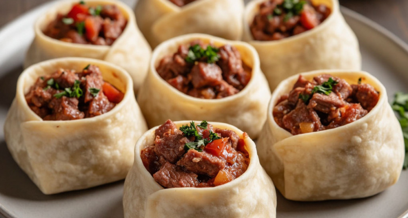 Конвертики с фаршем, от которых не откажется даже худеющий: максимум белка, минимум калорий