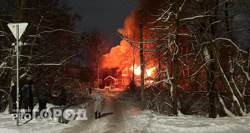 Стала известна причина пожара на улице Щорса в Кирове 
