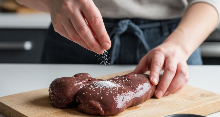 В молоке больше не вымачиваю: показываю способ проще, быстрее и дешевле - печень получается нежной как масло