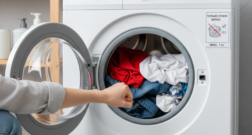 7 кг в стиральной машине - это сухое или мокрое белье? Запомните раз и навсегда - сколько можно загрузить