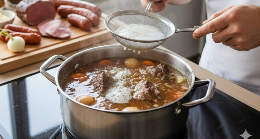 Нужно ли сливать "первую воду" при варке мяса: рассказал шеф-повар - запомните раз и навсегда