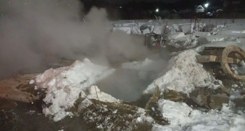 В Кирове в слободе Курочкины без отопления остаются детсад, школа и шесть домов