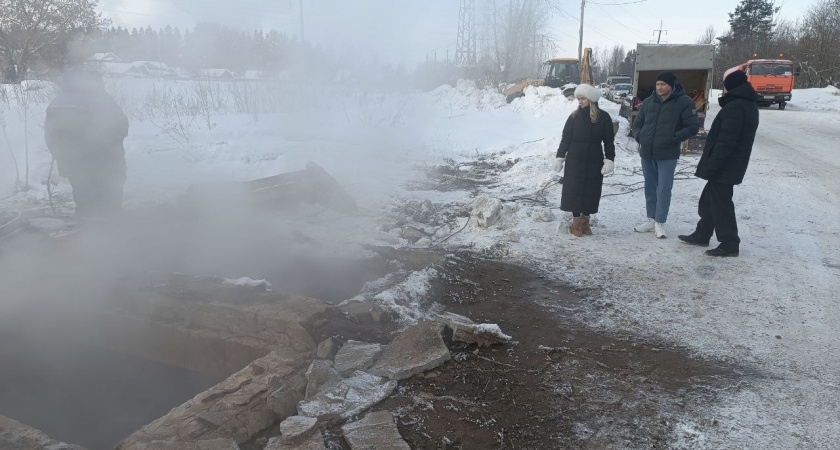 Кировская прокуратура заинтересовалась коммунальной аварией в слободе Курочкины