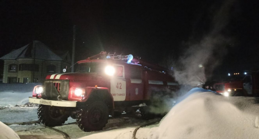 Пожар со смертельным исходом произошел в Омутнинске