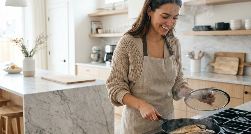 Нужно ли накрывать рыбу крышкой во время жарки - запомните на всю жизнь это простое правило