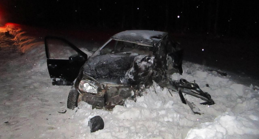 В Госавтоинспекции сообщили, кто погиб в ДТП с двумя жертвами под Кировом