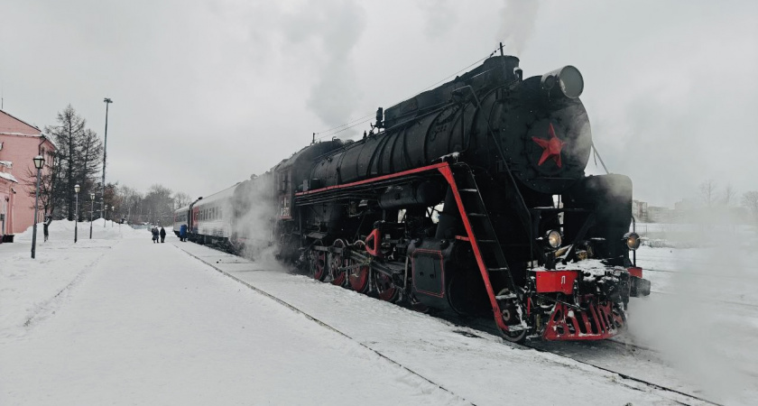 Ретропоезд Киров – Слободской отправился в первый февральский рейс