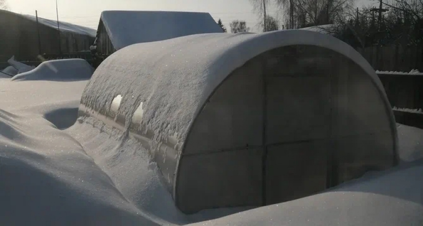 Подсмотрел, как китайцы строят теплые теплицы и сделал также: второй год не нарадуюсь - внутри жара даже при морозах -50