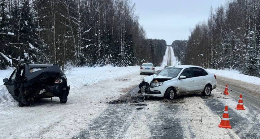 Пять человек ранены в жесткой аварии на трассе Киров – Малмыж – Вятские Поляны