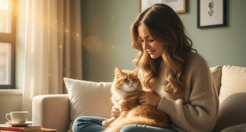 Как кошка показывает, что считает вас своей "мамой" или "папой": главные признаки