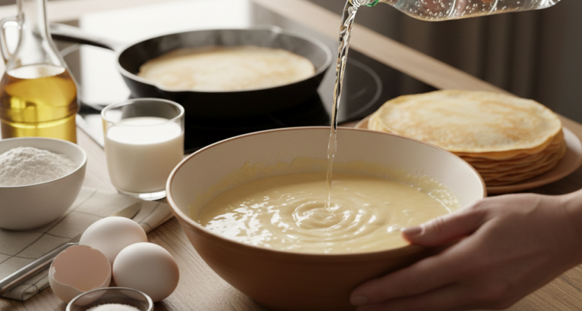 Опытный шеф-повар раскрыл 1 секретную добавку в тесто: блины удивят вкусом