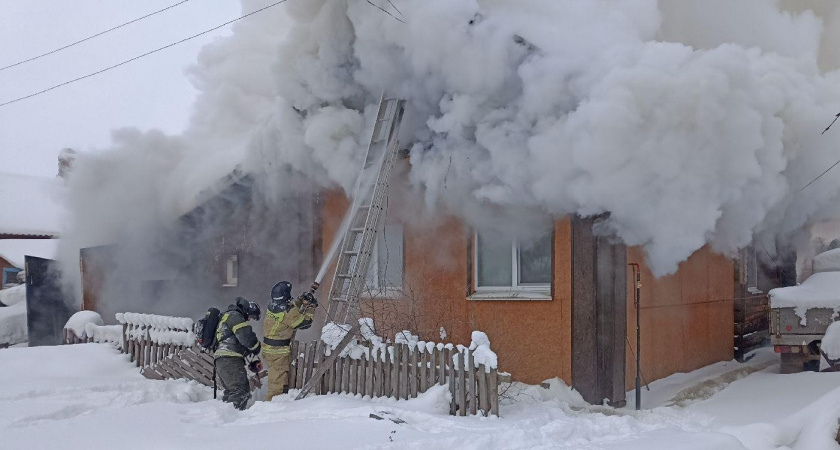 В Нолинском районе огонь унес жизнь человека