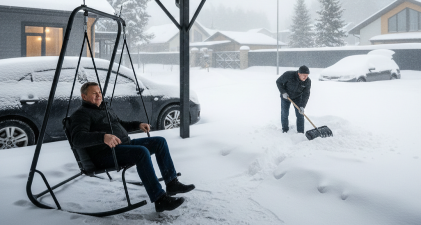 Надоело всю зиму махать лопатой: нашел 3 способа освободить себя от чистки снега на участке - мой опыт и двух моих соседей