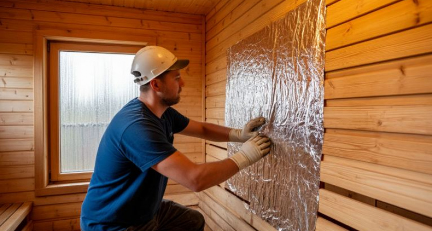 Фольгированный утеплитель в бане - отличное решение или ошибка, о которой пожалеете уже через год? Строитель все объяснил