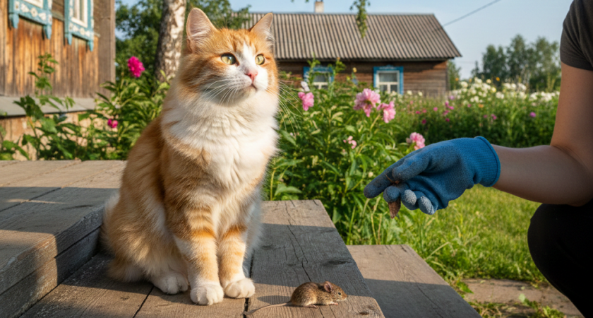 На самом деле кошка приносит нам мышь не только чтобы угостить или порадовать - вот настоящая причина