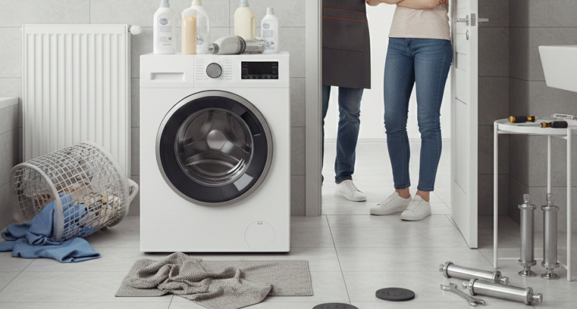 Пол ровный, но стиралка все равно прыгает при отжиме - вот как решила проблему раз и навсегда