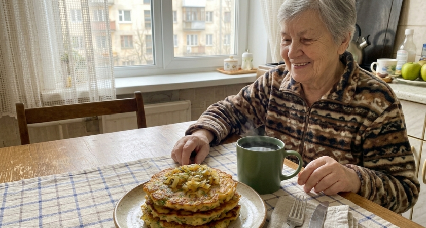 Радую домашних постной выпечкой: нежные картофельные лепешки с карамелизированным луком - всего 2 ингредиента
