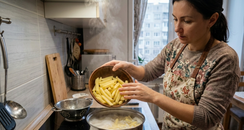 Зачем шеф-повара перед жаркой бросают картошку в крутой кипяток - хитрость, про которую знают единицы