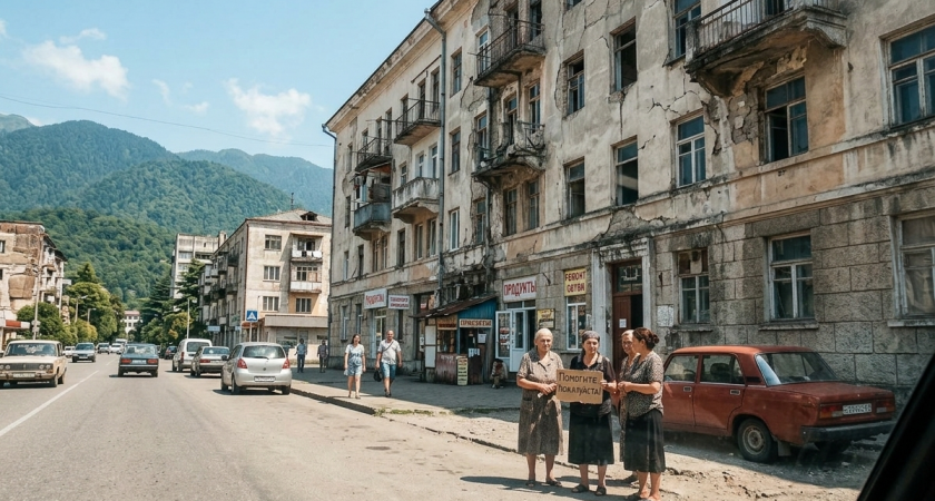 "Одни попрошайки и разгромленные дома": россиянин поделился в сети честным отзывом об отдыхе в Абхазии