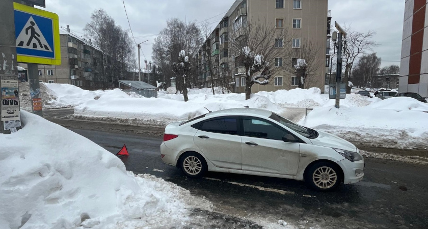 В Кирове 10-летний школьник попал под иномарку прямо на пешеходном переходе