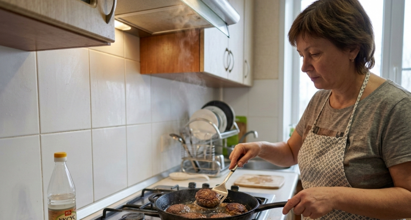 Как жарить котлеты и стейки без брызг: простой лайфхак, который действительно работает