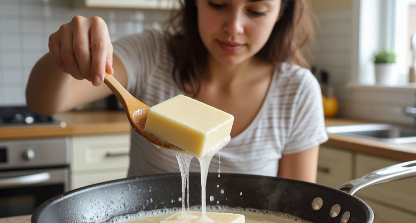 Мудрые хозяйки жарят хозяйственное мыло — эффективный способ справиться с надоевшей проблемой