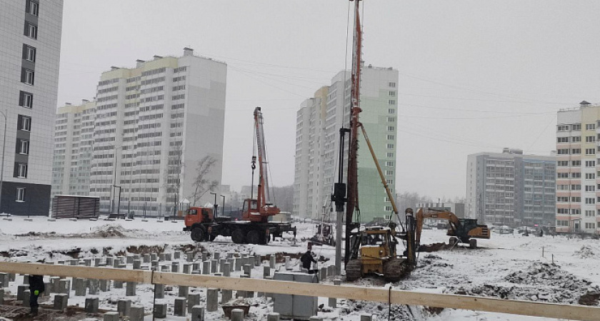 В Кирове готовят фундамент для нового детского сада в микрорайоне Озерки