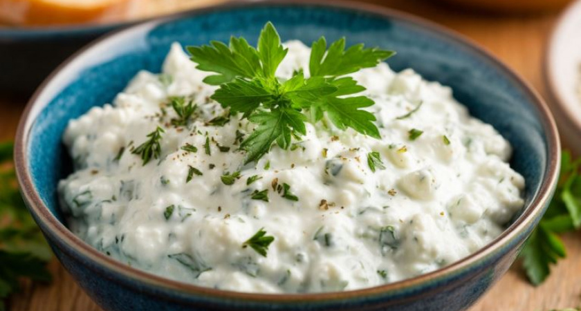 На ночь смешиваем ряженку и сметану: на утро получаем сыр "Филадельфия" - готовится, пока вы спите