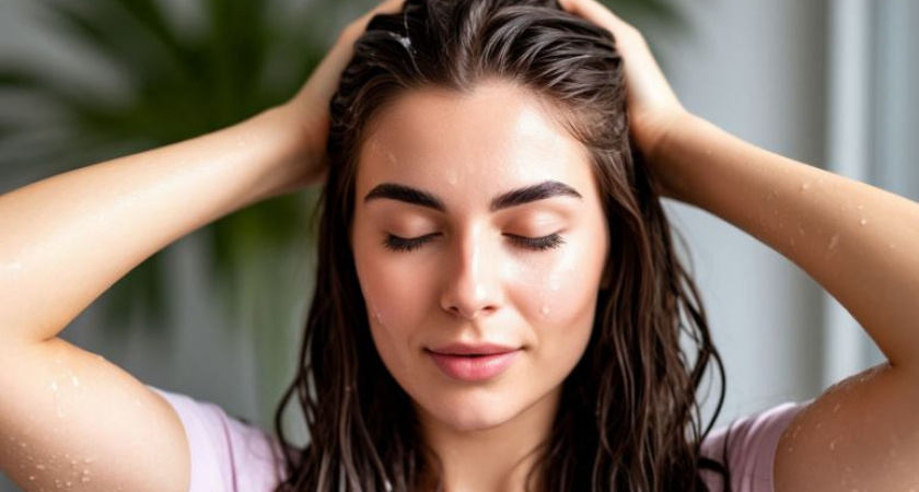 Подливаю 2 капли в шампунь и забываю про выпадение и редкие волосы: мой любимый домашний прием