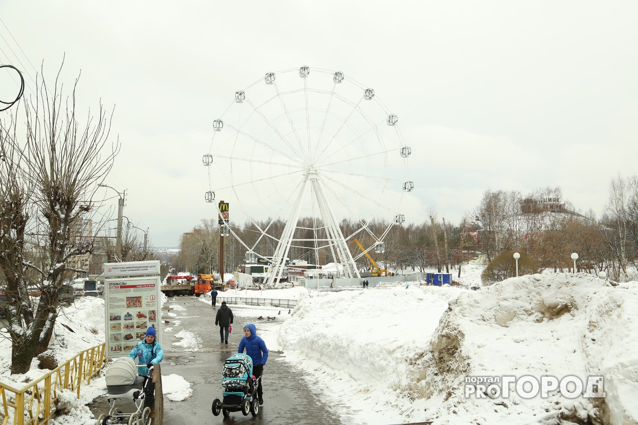 Новое колесо обозрения в Кирове будет работать по ночам