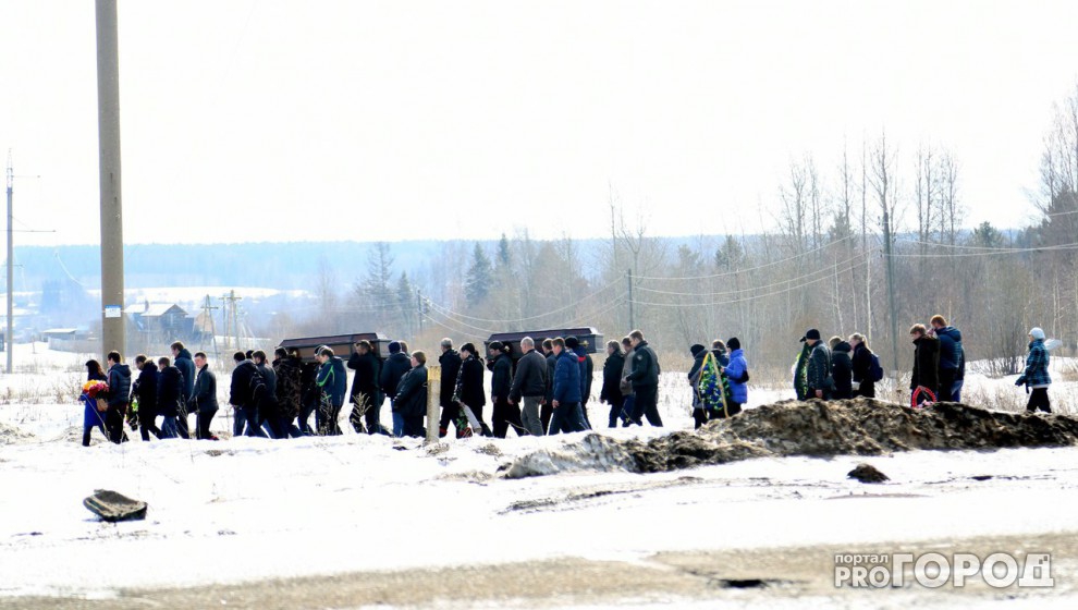 В Рязанской области прошли похороны кировчанки и ее троих детей