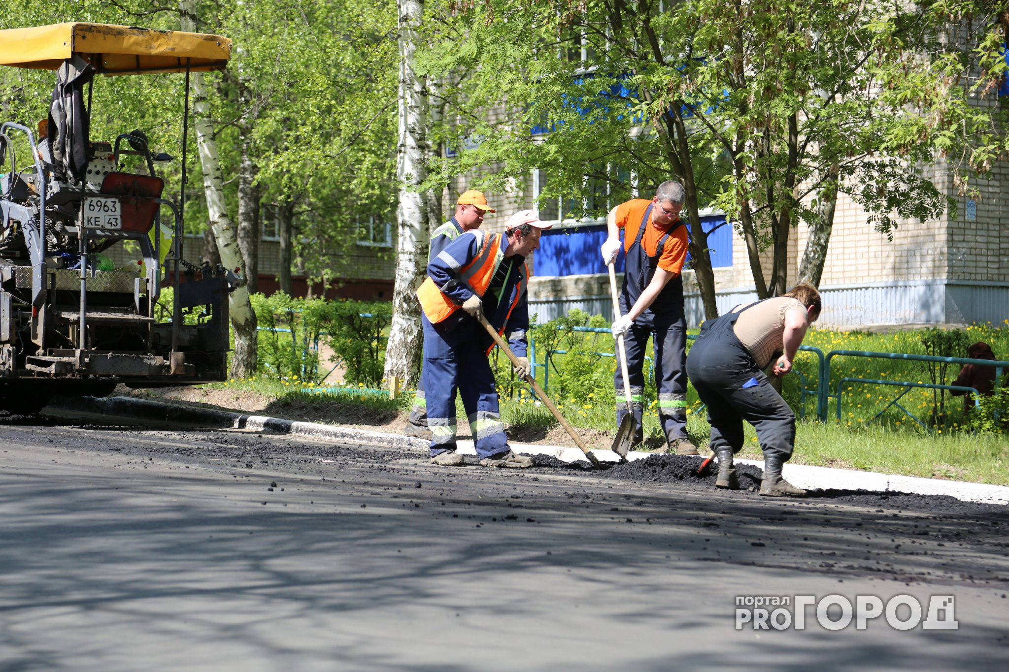 В мэрии рассказали, какие дороги в Кирове ремонтируют в понедельник