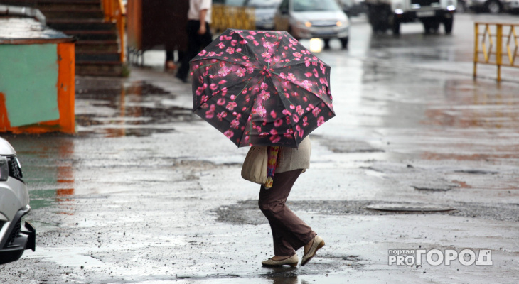 В ближайшие часы в Кировской области пройдут дожди, возможен снег