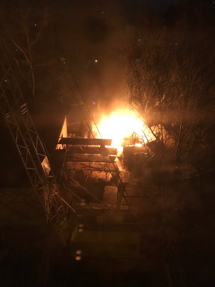 В Кирове произошло два пожара на стройках