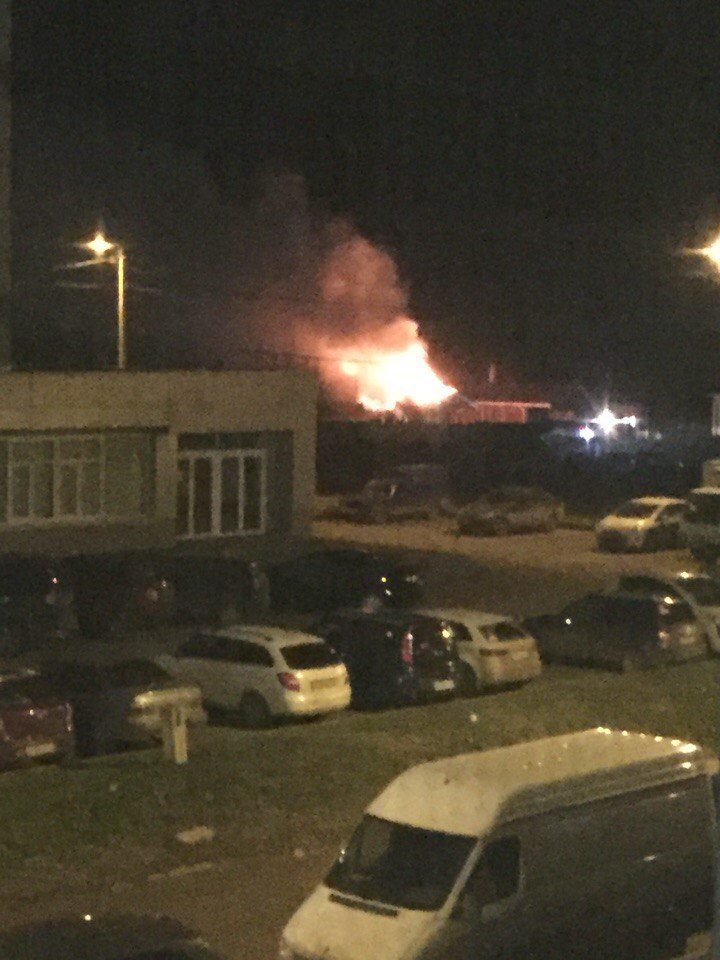 В Кирове загорелась общественная баня