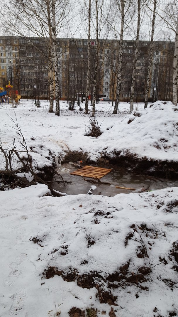 Очевидцы: «В Кочуровском парке ребенок провалился в канаву с водой по плечи»