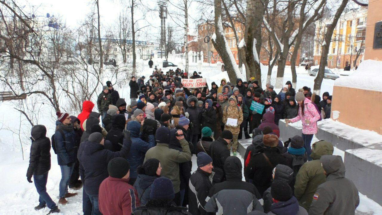 Во время «Забастовки избирателей» в Кирове задержали одного человека