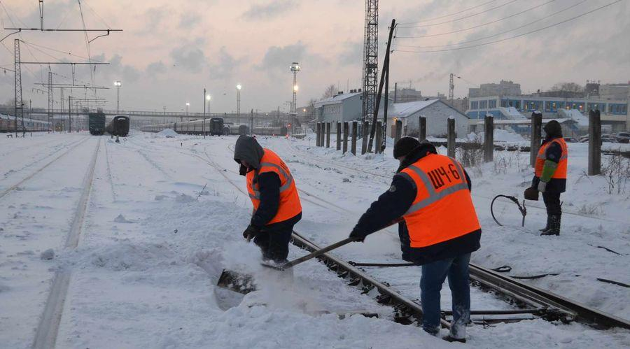 В Кирове из-за погодных условий введен режим «Буран» на железной дороге