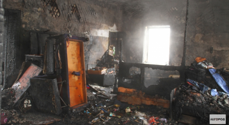 В Слободском сгорел частный дом: на пепелище нашли тело женщины
