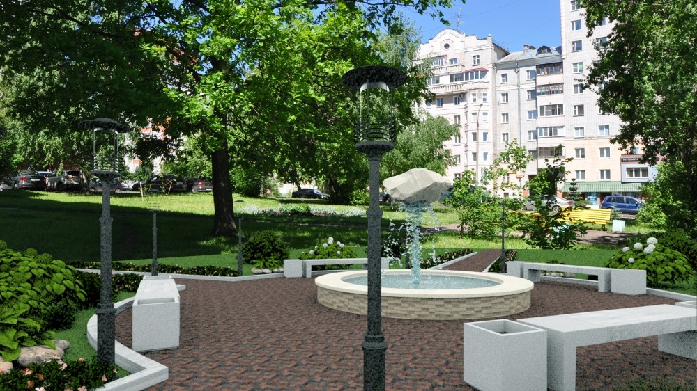 В Кирове появится новый сквер с фонтаном