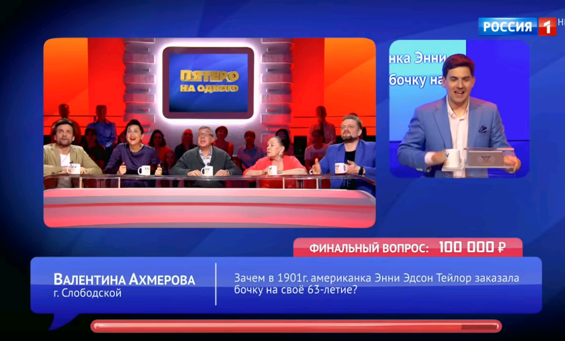 Пенсионерка из Кировской области выиграла в ТВ-игре 100 000 рублей