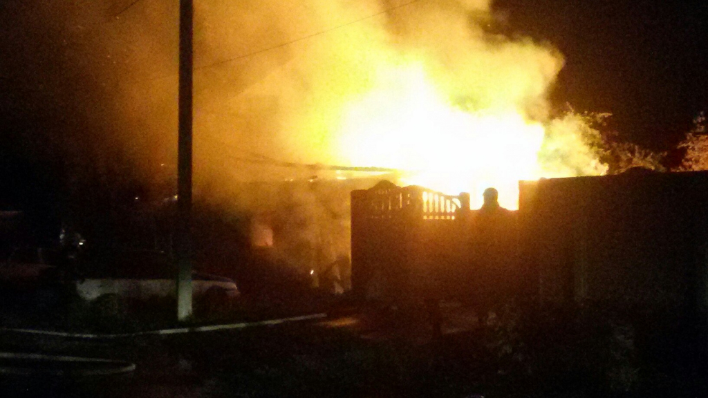 Ночью в Слободском районе сгорел частный дом